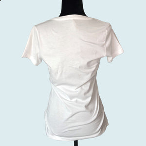 Women's White Logo Tee